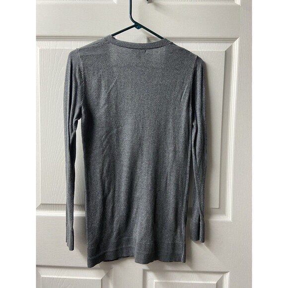 Old Navy Sweater Womens Size XS Dark Gray Button Up Festival Sequined Cardigan - Picture 3 of 3